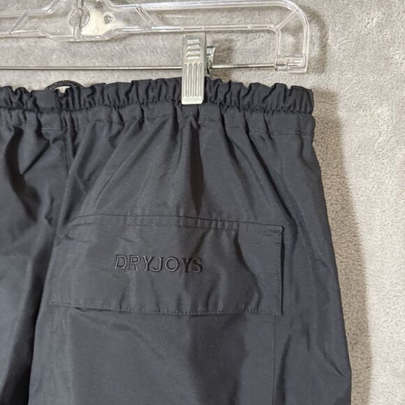 Footjoy Pants Men L Black Dryjoys Performance DJ Light Waterproof Golf Rain - Picture 10 of 10